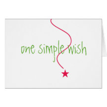 Christmas card wish