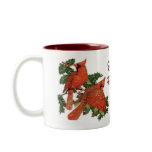 Christmas Cardinals mugs
