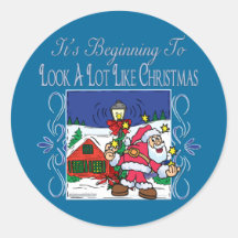 Christmas Carol Series Sticker