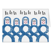 Christmas Carolers Card