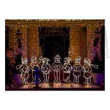 Christmas Carolers Greeting Card