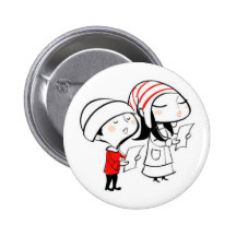 Christmas Carolers Pin