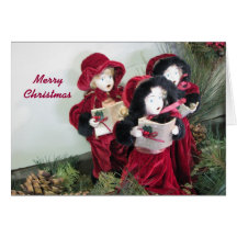 Christmas Carols Greeting Card