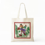 Christmas cartoon elf humoros gifts canvas bags