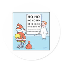 Christmas Cartoon  Santa's Eye Test