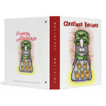 Christmas Cat Baker Recipe Scrapbook Binder