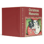 Christmas Cat Lovers Scrapbook Photo Binder