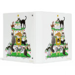 Christmas Cat Tree Avery Binder