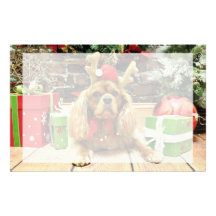 Christmas - Cavalier King Charles Spaniel - Cooper Stationery Design