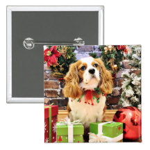 Christmas - Cavalier King Charles Spaniel Maverick Pin