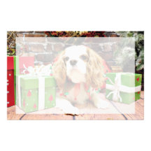 Christmas - Cavalier King Charles Spaniel  Mei Mei Stationery Design