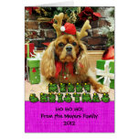 Christmas - Cavalier King Charles Spaniel - Meyers Greeting Card