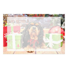 Christmas - Cavalier King Charles Spaniel SweetPea Custom Stationery