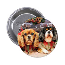 Christmas - Cavalier - Lily and Rose Pin