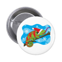 Christmas Chameleon Pins