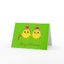 Christmas Chicks Merry Christmas Card