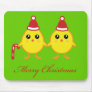 Christmas Chicks Mouse Pad