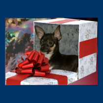 Christmas Chihuahua posters