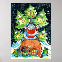 Christmas Choir Print
