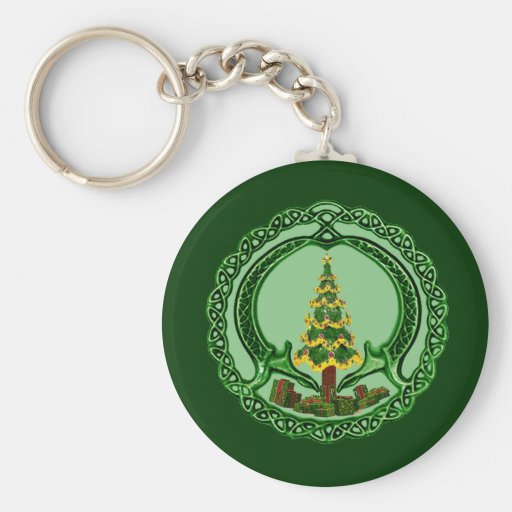 Christmas Claddagh Key Chains