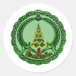 Christmas Claddagh Stickers