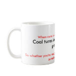 Christmas Coal Mug
