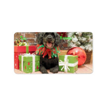 Christmas - Cockapoo - Trumbo Labels