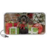 Christmas - Cockapoo - Trumbo Laptop Speakers