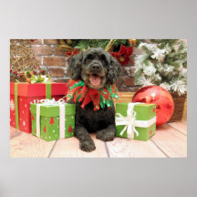 Christmas - Cockapoo - Trumbo Poster
