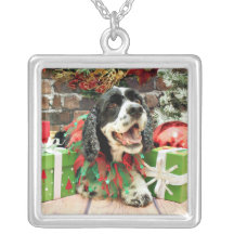 Christmas - Cocker Spaniel - Bud Pendants