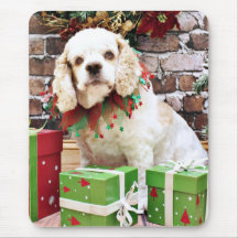 Christmas - Cocker Spaniel - Cammie Mousepads