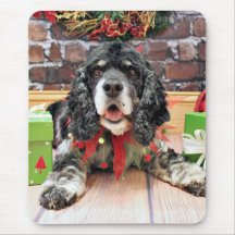 Christmas - Cocker Spaniel - Harley Mouse Pads