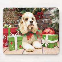 Christmas - Cocker Spaniel - Jake Mouse Pads