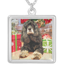 Christmas - Cocker Spaniel - Marley Necklace