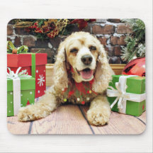 Christmas - Cocker Spaniel - Mollie Mouse Pad