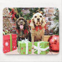 Christmas - Cocker Spaniel - Murphy - Calvin Mousepads