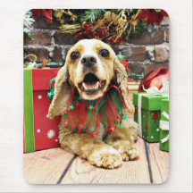Christmas - Cocker Spaniel - Winston Mouse Pad