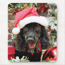 Christmas - Cocker Spaniel X - Pepper Mousepads