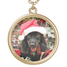 Christmas - Cocker Spaniel X - Pepper Necklace
