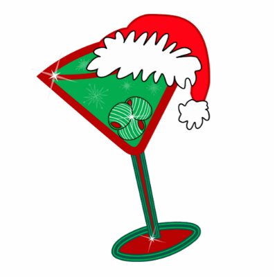 Christmas Cocktail Ornament by totallypainted