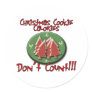 Christmas Cookie Calories Stickers