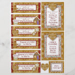 Christmas Cookie Exchange Gift Tags Personalized Personalized Flyer