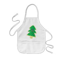 Christmas Cookie Face Apron