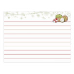 Christmas Cookie Recipe Card Post Cards