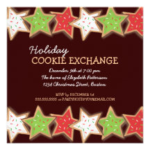 Christmas Cookie Swap Holiday Invitation