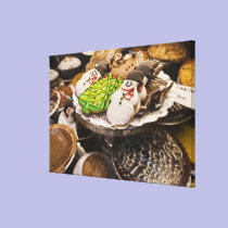 Christmas cookies on display in a New York city canvas prints