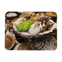 Christmas cookies on display in a New York city Vinyl Magnet