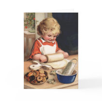 Christmas Cookies Vintage Christmas Card