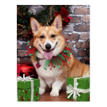 Christmas - Corgi - Cal Post Cards