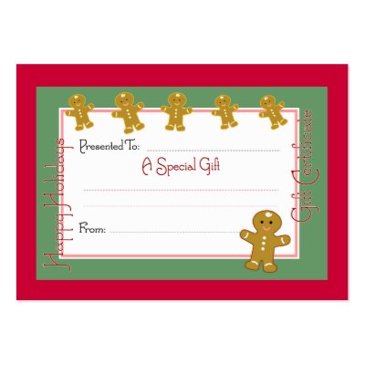 Christmas Coupon Cards Business Card Templates by imagefactory